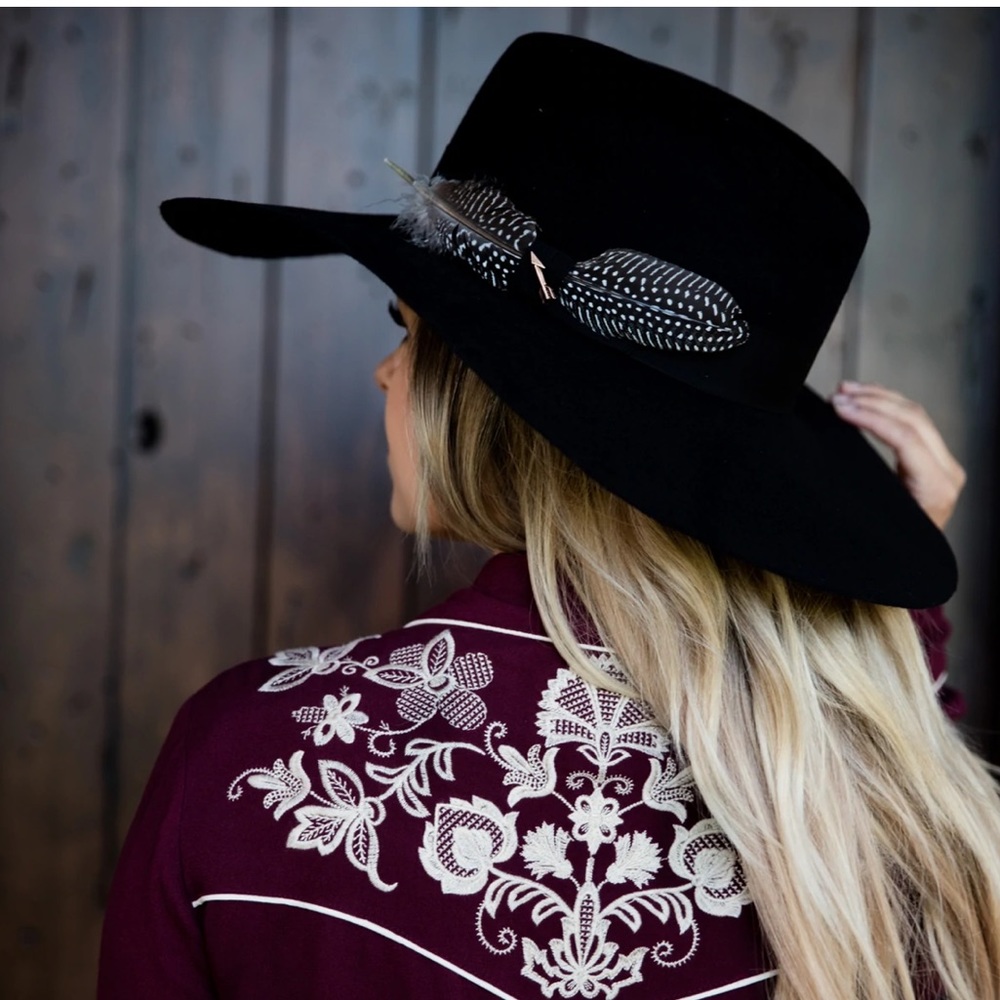 Stetson Felt Wide Brim Floppy Hat - Rapture